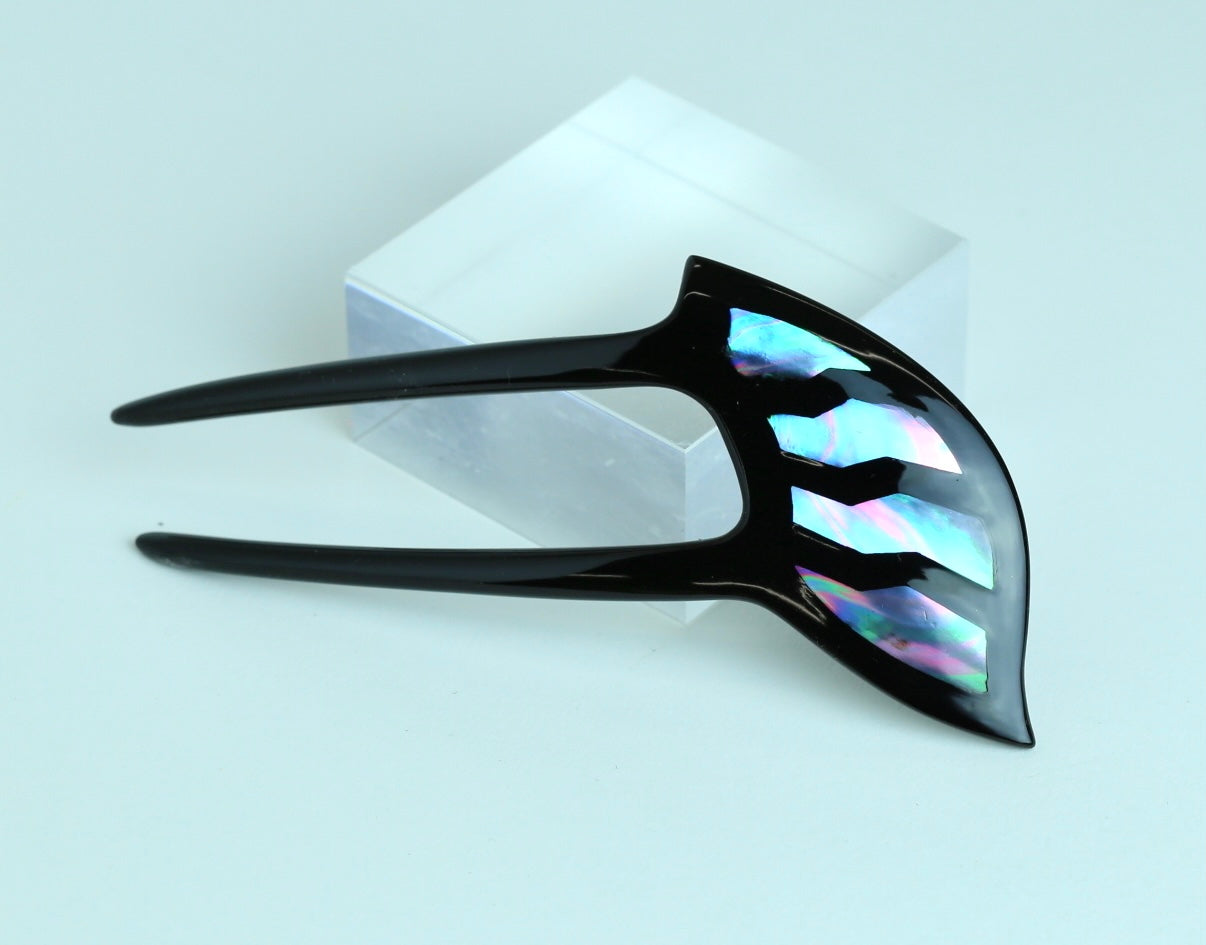 螺鈿かんざし（波模様）