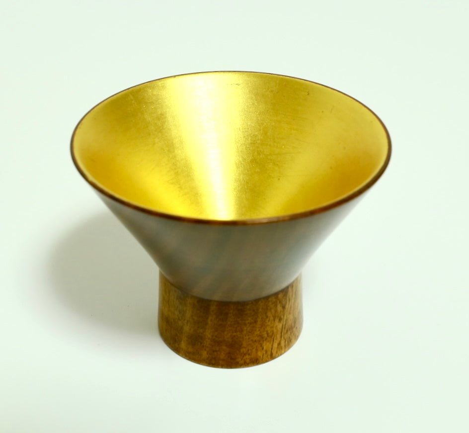 Sake cup (blue shell) 1