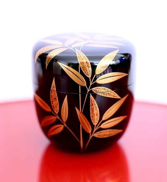 棗(笹露) – 輪島塗と螺鈿(らでん) 棗(笹露) – 輪島塗と螺鈿(らでん)